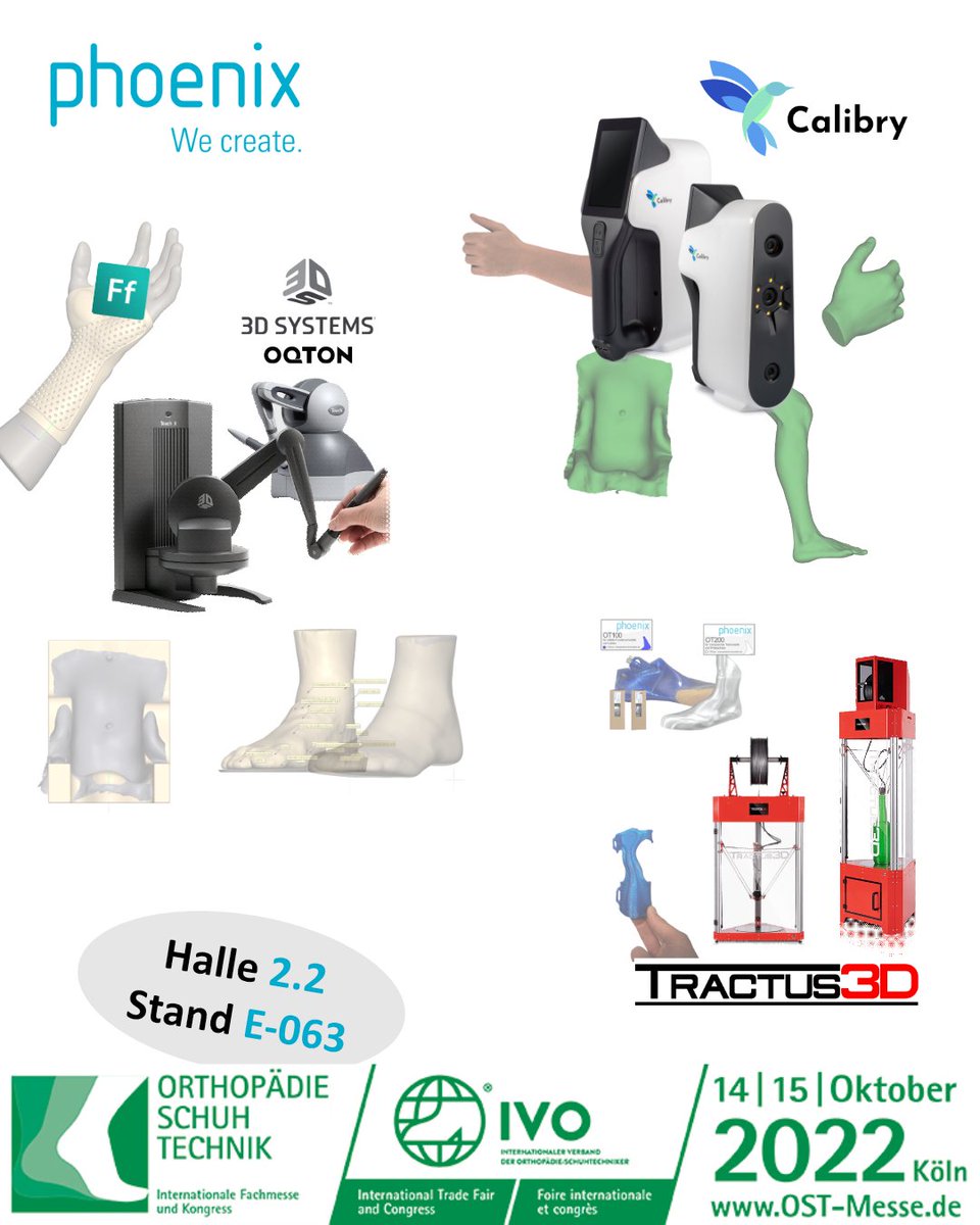 Vom 14.10 - 15.10 sind wir mit einem Stand auf der OST in Köln. Halle 2.2, Stand E-063.
Unser Geschäftsführer Herr Junior wird an beiden Tagen einen einen Vortrag halten.
Titel: 3D-Druck und 3D-Scan in der OST - Erfolgreiche Einführung für kleine und mittelgroße Unternehmen.