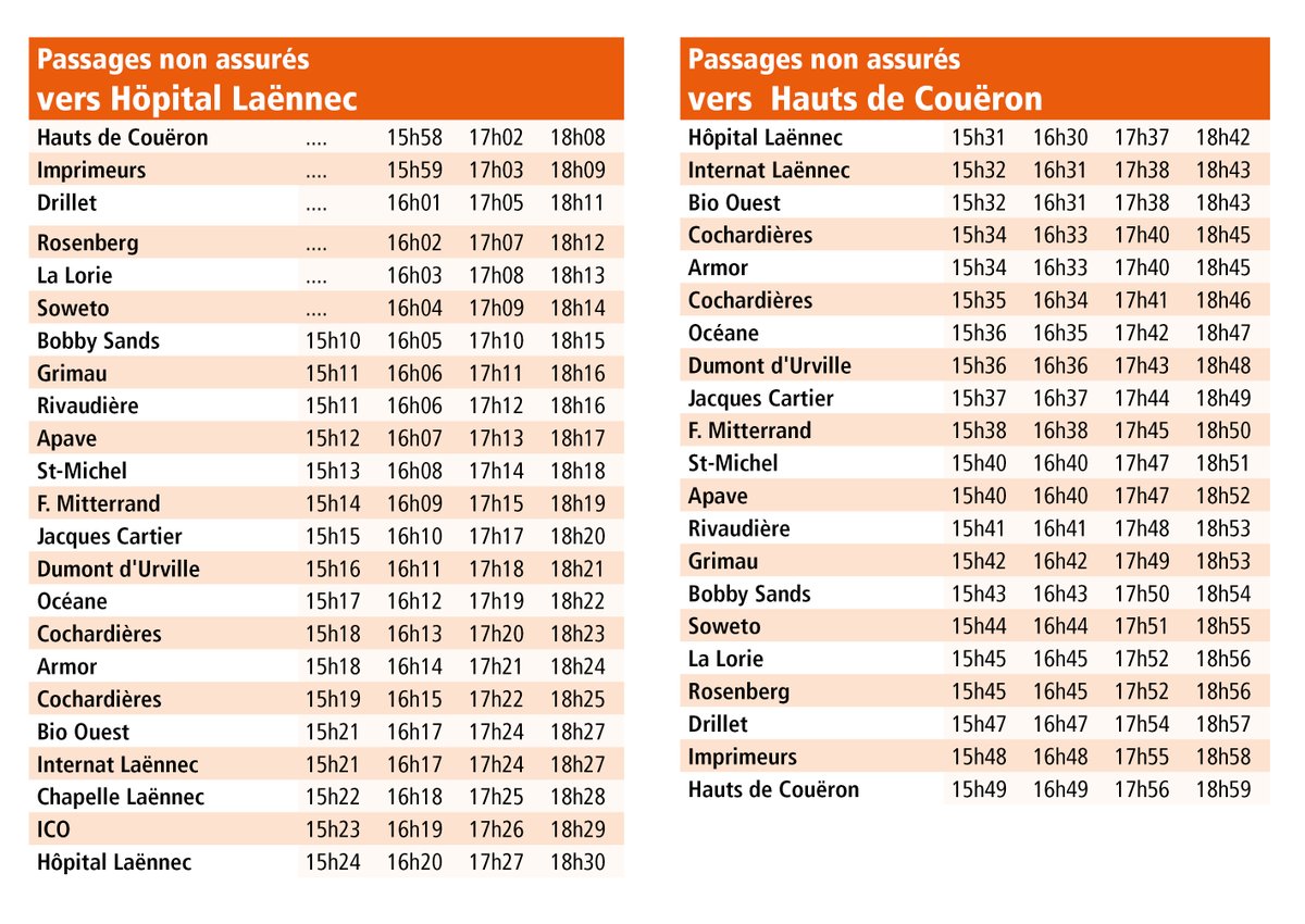 Naolib_Direct's tweet photo. #Infotrafic ⚠ modification horaires
#Tan93 les courses suivantes sont annulées https://t.co/acnLHrLfUh