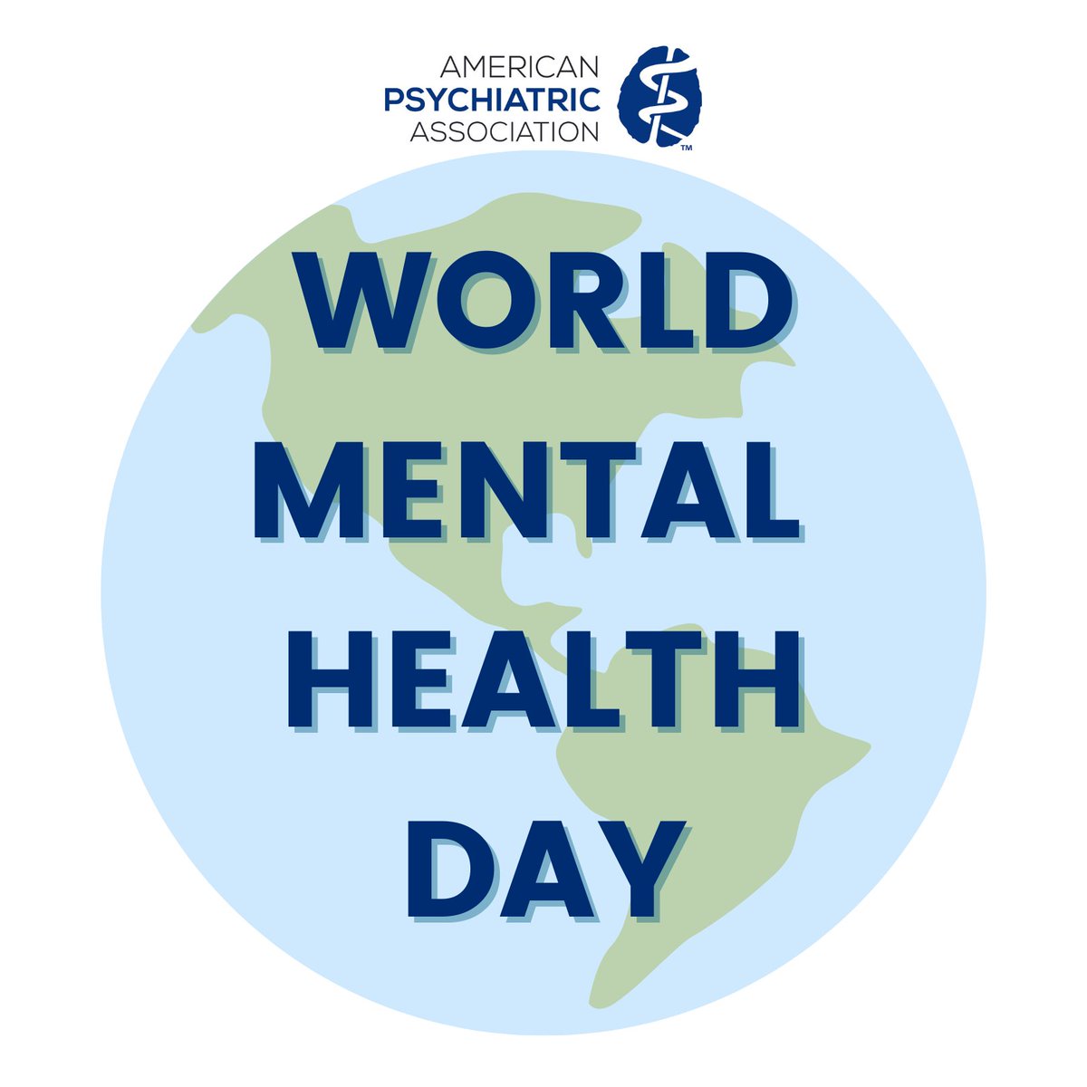 APApsychiatric's tweet photo. Today, on #WorldMentalHealthDay, it is important to focus on the evidence-based treatments available for mental illnesses. If your or a loved one is suffering from a mental health issue, remember help is available, please reach out to a mental health professional for proper care. https://t.co/s2oB5kwrdu