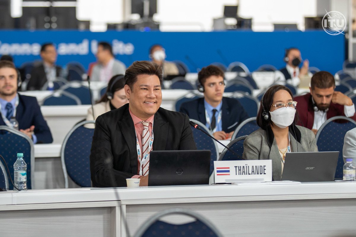 From #Kigali to #Bangkok!

Delighted to announce that #Thailand has offered to host the next World Telecommunication Development Conference (WTDC), unanimously supported by #Plenipot delegates.

I am looking forward to #ITUWTDC in Bangkok 🇹🇭 in 2025!