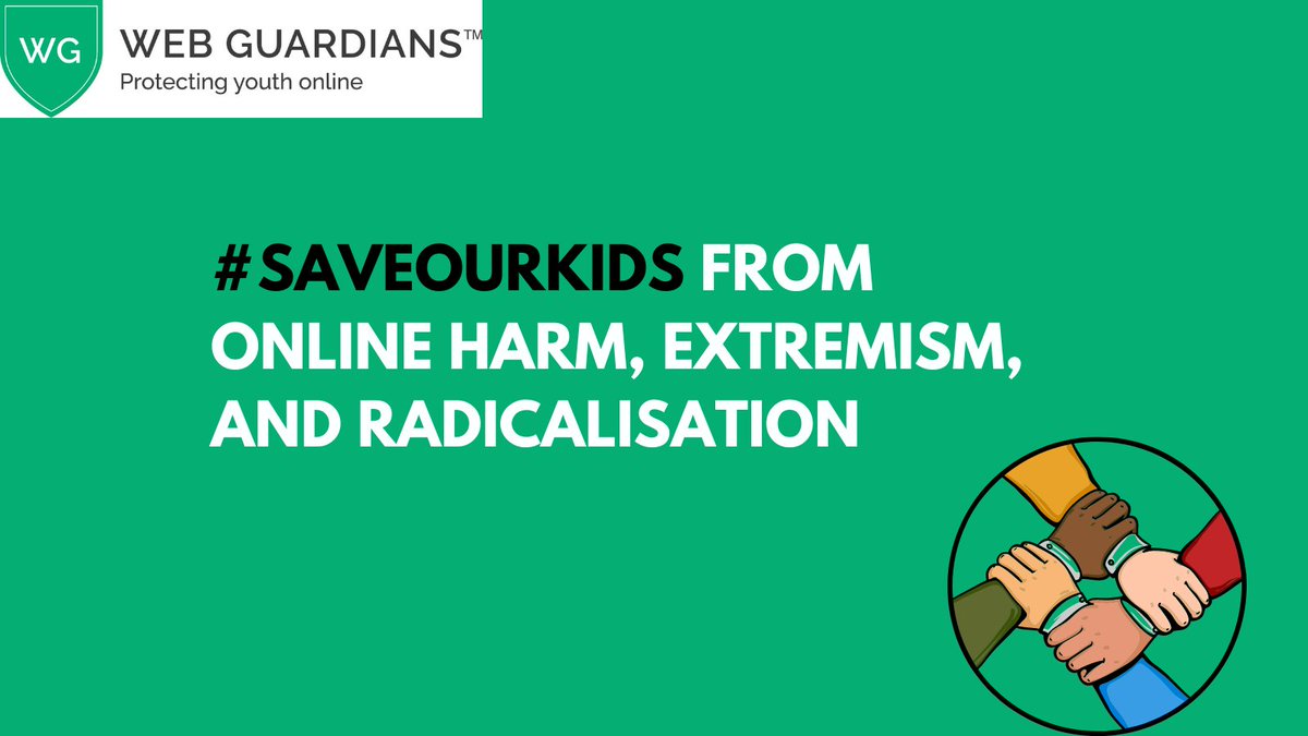 WebGuardians's tweet image. The internet should be a safe place for our youth. We need to #saveourkids from #onlineharm and prevent extremist materials and fake news from influencing young people. 

#WebGuardians #InternetSafety #CounterTerrorism #CounterExtremism