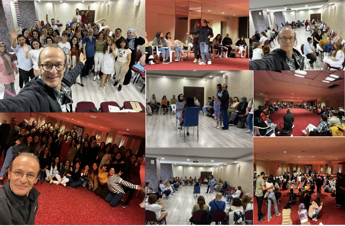 DenizAltinay's tweet photo. İstanbul Psikodrama Enstitüsü ve Kayseri Psikodrama Enstitüsü psikodrama temel aşama gruplarının "Psikodramada Temel Teknikler" uygulamalı seminerleri  Kayseri ve İstanbul'da tamamlandı. Öğrenciler psikodramanın temel yapısını daha yakından deneyimlediler. https://t.co/Stoersb9n2