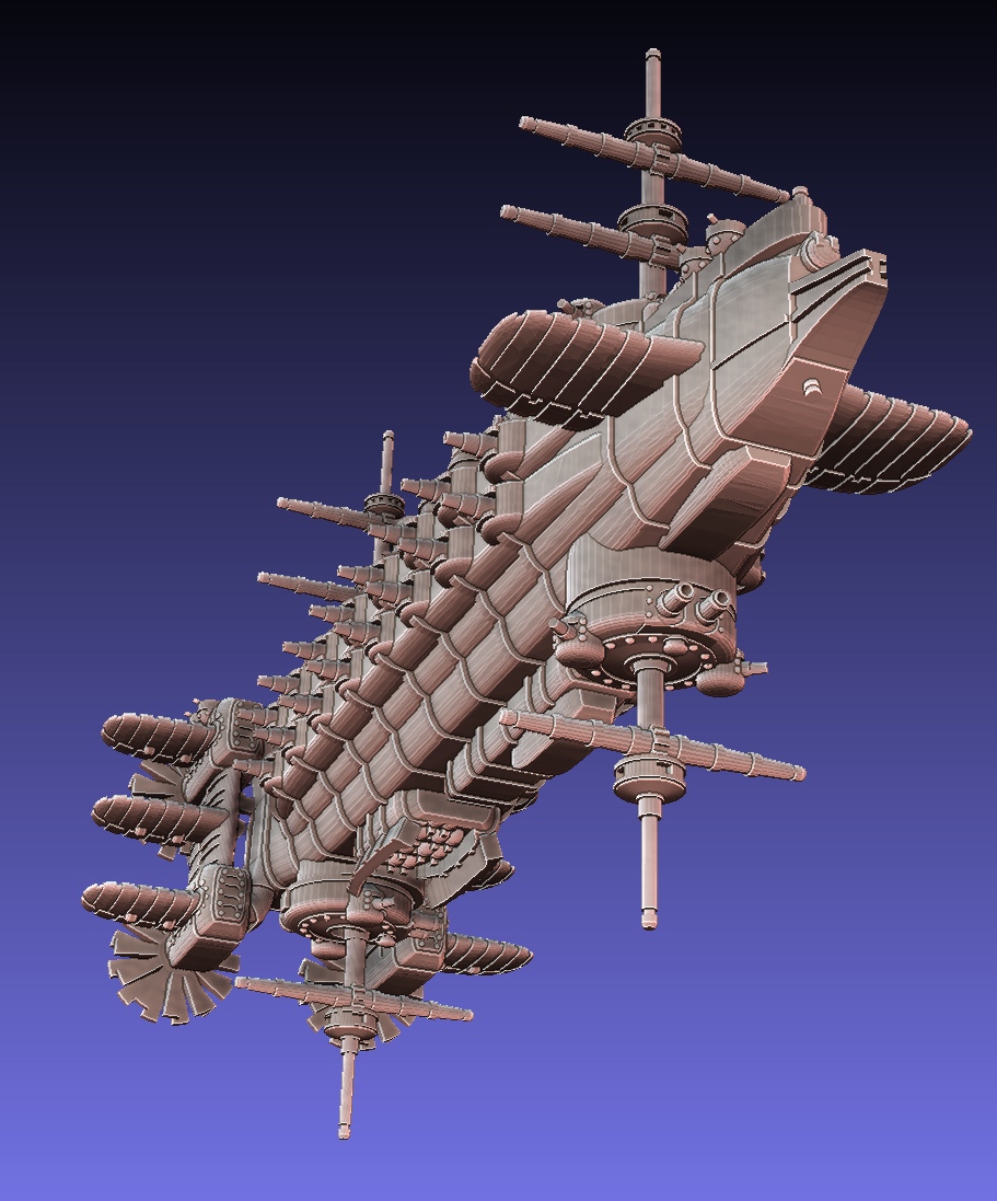 MiniatureMartin's tweet photo. Coming next in the Skyships range from Miniature Martin: The Al-Byon 1st Rate 'Magnificent'. Stay tuned! https://t.co/GakiQsTmvt
