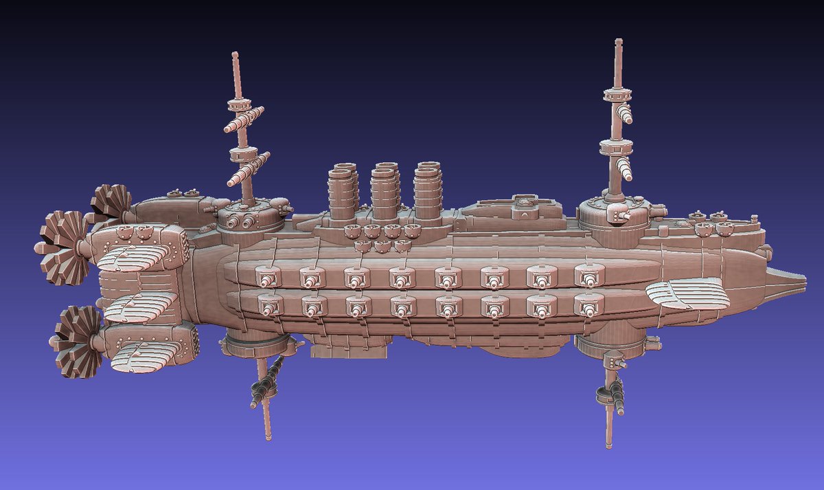 MiniatureMartin's tweet photo. Coming next in the Skyships range from Miniature Martin: The Al-Byon 1st Rate 'Magnificent'. Stay tuned! https://t.co/GakiQsTmvt