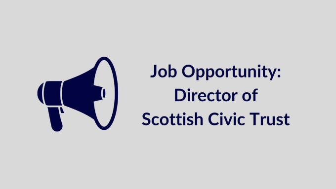 Apply to be our next Director!📢 You'll be responsible for leading our small team based in Glasgow, enhancing our reputation & influence, acting as an advocate for the heritage sector, developing effective partnerships & more! Learn more & apply now: bit.ly/SCTdirector22