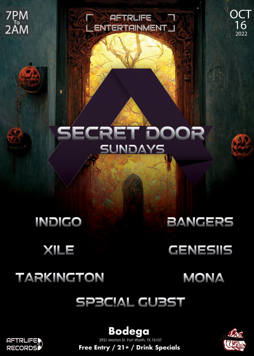 This Sunday we’re back again at bodega!!! I been waiting for another show so I can showcase some new music and remixes I know yall will enjoy!! Come out and rage out
<a href="/AftrlifeEnt/">AFTRLIFE Entertainment</a>  <a href="/xoxoindigobb/">indigo</a> <a href="/TensionmusiCC/">Tensionmusicc</a> <a href="/THExxDOSSHAQUIS/">❌DOSSHAQUIS❌</a>