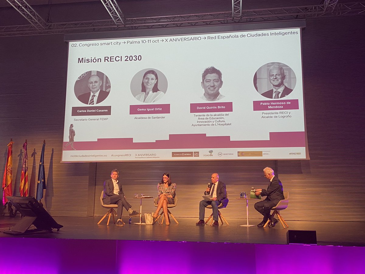 BalevalIB's tweet photo. Participamos en Palma en el II Congreso Nacional de @RedRECI, cuyo principal objeto es promover el intercambio de experiencias y la colaboración para desarrollar un modelo de #gestiónurbanasostenible y mejorar la calidad de vida de la ciudadanía.
#SmartCity @fempcomunica https://t.co/IVh1SlNWR3