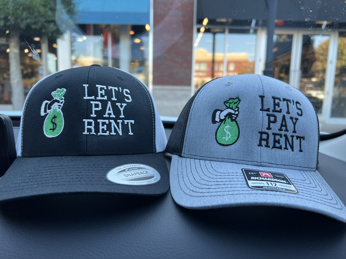 Our results on Sunday didn’t match the expectations we have for you all. So to make up for it, we are giving away one of our custom #LetsPayRent hats to one lucky follower who RTs this post. Winner announced on our Thursday night live stream!