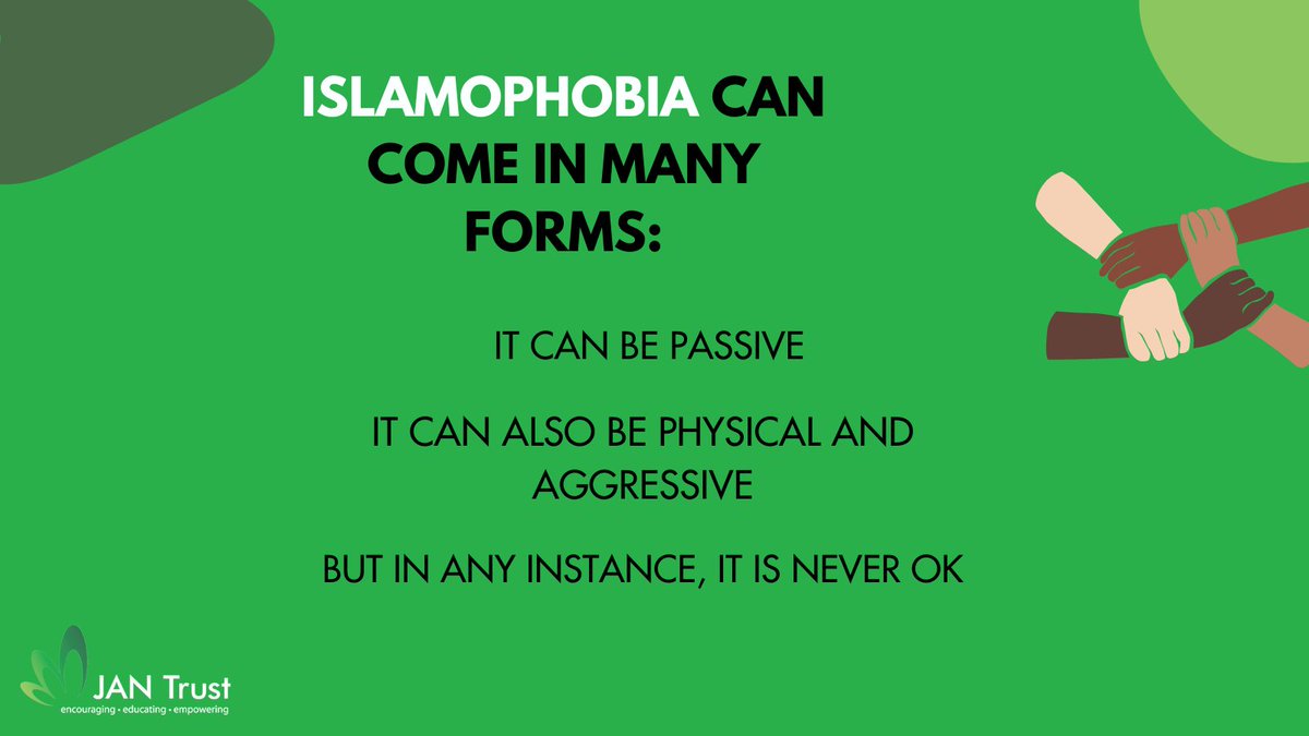WebGuardians's tweet image. Islamophobia can be a subtle act of hate but can also become physical and aggressive. It is never ok and we should stand up against #discrimination and #racism.

#SayNoToHate #StandUpToHate #Islamophobia