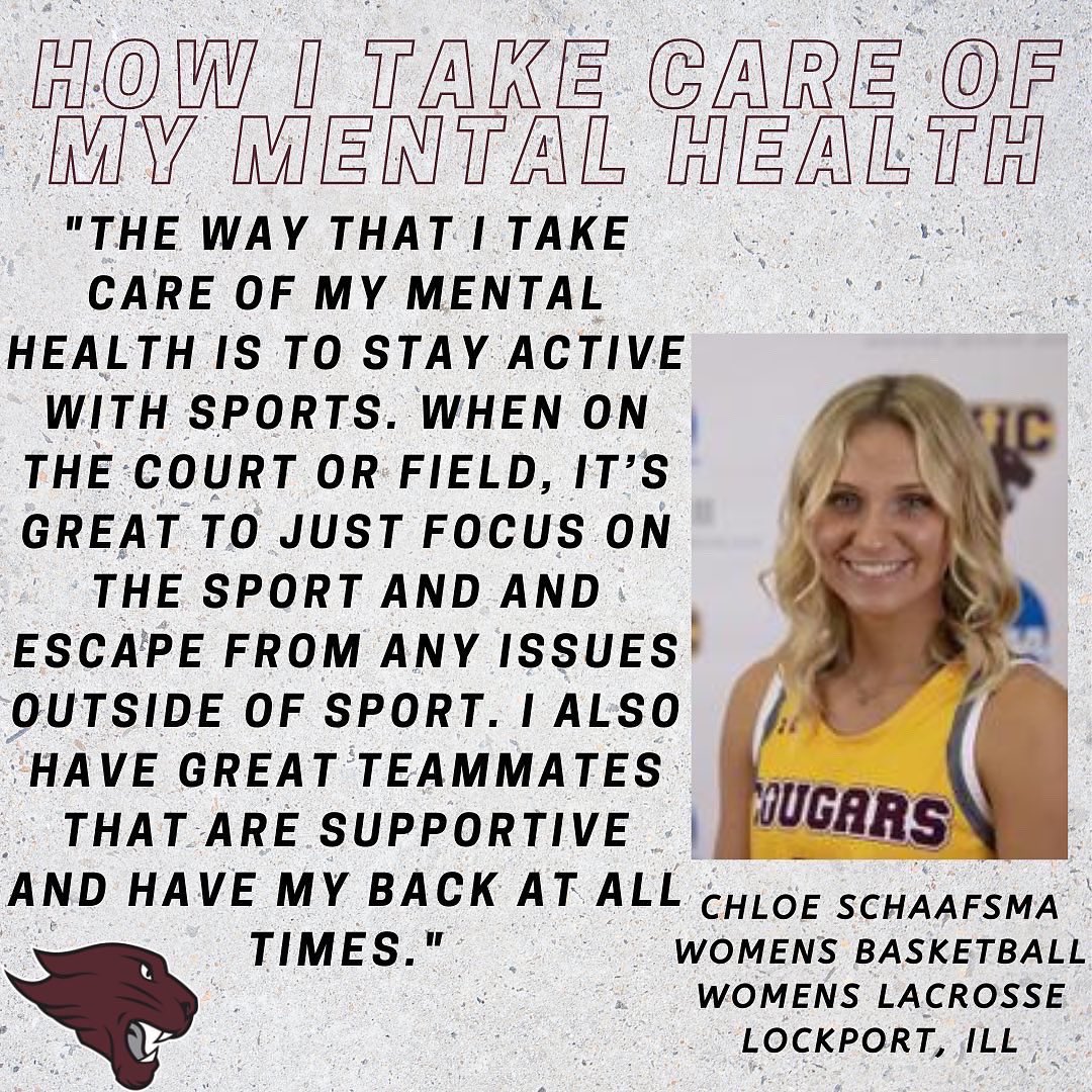 CUC_SAAC_'s tweet photo. In honor of World Mental Health Day here is how some of our student-athletes take care of their mental health💜 https://t.co/I2owgCekSv