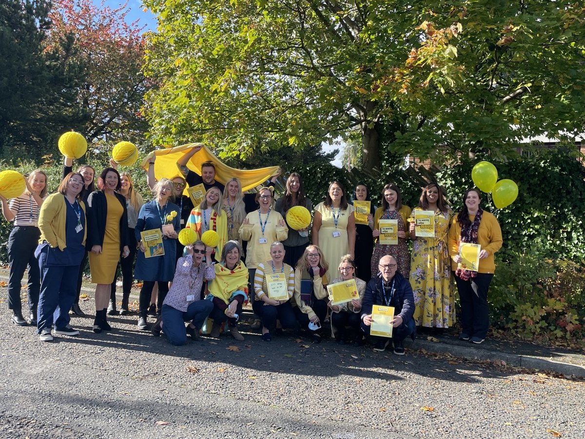 Our CAMHS services have been showing their support for World Mental Health day by wearing and decorating the office in a sea of yellow 💛

#HelloYellow #WorldMentalHealthDay