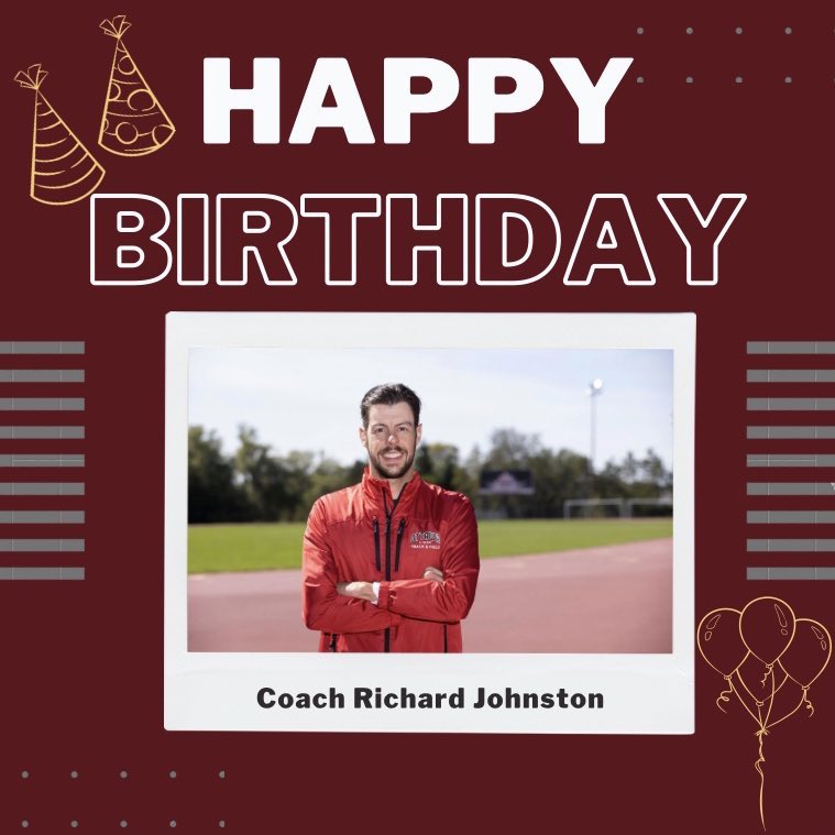 GeeGeesTrackXC's tweet photo. Everyone wish Happy Birthday to Coach Richard Johnston (@RichJohnston10), our Head of Programming 🥳 Thank you for everything you do for the program! https://t.co/VgMNQLIMqk