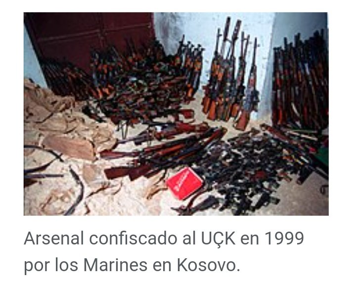MagJorgeCastro's tweet photo. ⚠️⚠️Ustedes recuerdan las supuestas pruebas que presentó Humberto López de los exiliados que querían invadir la isla con armas? Pues si se realiza una búsqueda en Google la imagen mostrada es de 1999 en Kosovo... así tratan de engañar al pueblo👇🏻
#VergüenzaNacional https://t.co/5OtlJ4Qss4