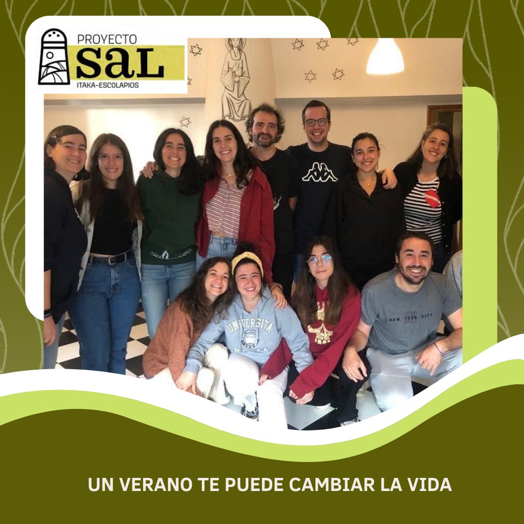 Escolapiosemaus's tweet photo. Proyecto Sal es prepararse para un verano diferente, en una presencia escolapia lejos de casa, con la gente que más sabe de humildad y de esperanza. ¡Atrévete a preguntarles a los que vivieron esto hace apenas unas semanas!
#proyectosal #itakaescolapios #escolapiosemaus https://t.co/GL7J0dWRS0