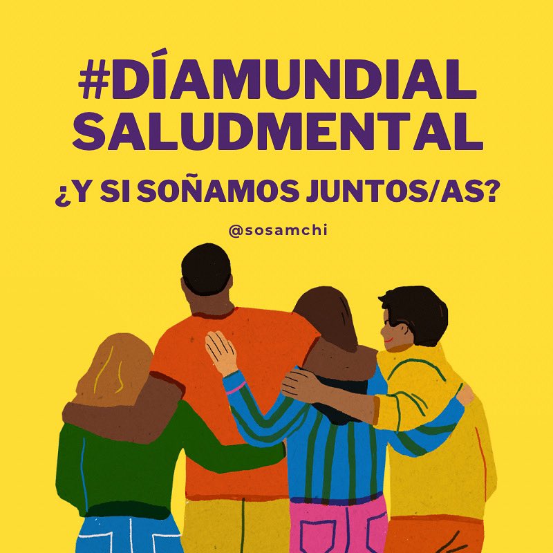 sosamchi's tweet photo. Hoy se celebra el #diamundialsaludmental y en #sosamchi queremos invitarles a seguir trabajando en este sueño colectivo de construir una salud mental basada en la #comunidad  #worldmenatlhealthday https://t.co/KG3GcMtNg9