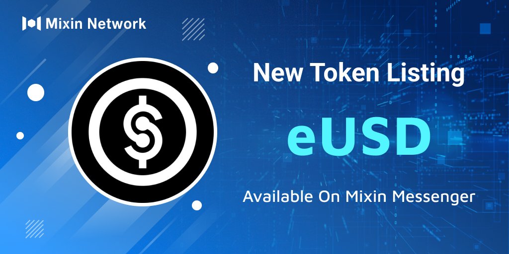 MixinKernel's tweet photo. Congratulations to the Team @mobilecoin for launching the stablecoin $eUSD, is backed by $USDC, $USDP, and $TUSD. Mixin Network, the close strategic partner of $MOB, is the very first to support the token listing of $eUSD. Try encrypted and free transactions on @MixinMessenger https://t.co/qgsS2AH1Td