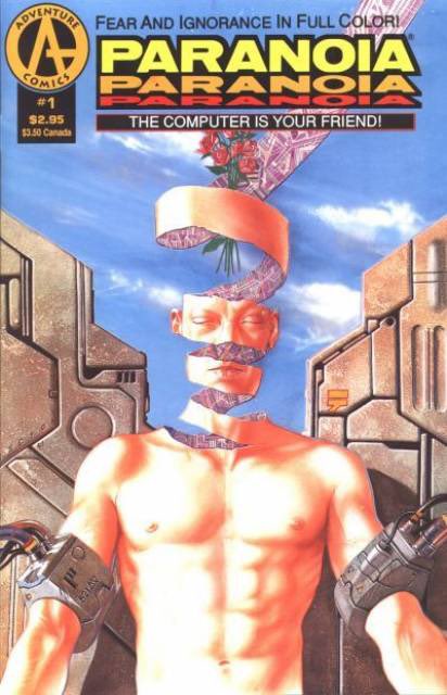 MattMakerMech's tweet photo. @GailSimone Paranoia was my favorite RPG and when they made a 6-issue series about it... I had to connect them. https://t.co/LrlErWZyWj