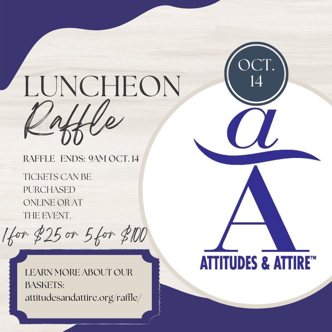 AttitudesAttire's tweet photo. Enter our raffle to have a chance to win a $1000 American Airline gift card, private wine tasting, 14k gold pendant, and many more in our assortments of baskets from a “Glamorous Getaway” to a ”Spoil Your Sweetheart”.

Learn more and buy your tickets here: https://t.co/83mrNEPS8A https://t.co/DvG9ydtrbr