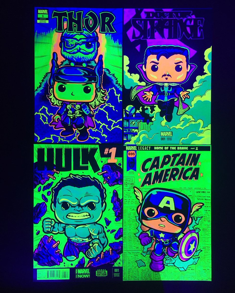 zeolee3's tweet photo. Black light comic cover are available for sale if anyone interested π
$15 for each plus $6 shipping (USA only)
#funko #funkoblacklight #funkomarvel #funkodccomics #funkoart https://t.co/ePq48xCAFH