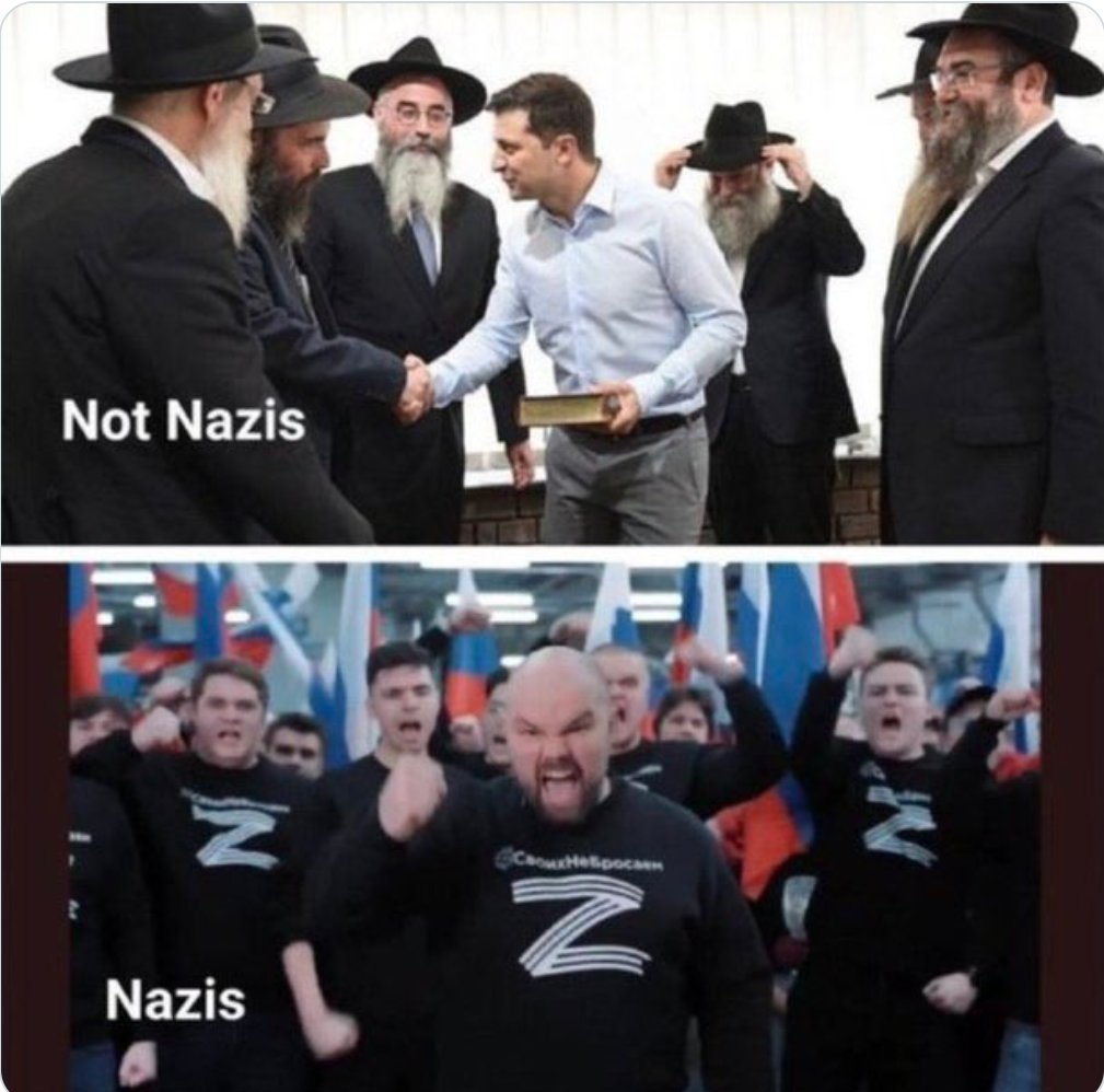 Haffoc's tweet photo. #ZelenskyWarCriminal #Pedoputin
#RussiaIsANaziState https://t.co/qMjIyatoLw