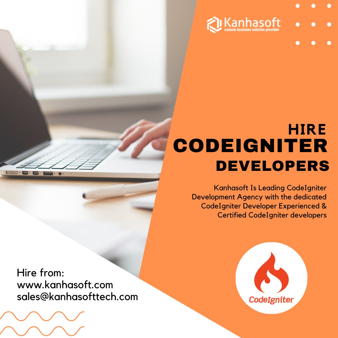 kanhasoft's tweet image. Kanhasoft Is a Leading CodeIgniter Development Agency with dedicated CodeIgniter Developer Experienced & Certified CodeIgniter developers - bit.ly/3MziRPz
Hire Now - bit.ly/2UlZvWg
#HireCodeigniterDeveloper #Codeigniter #Programmer #Developer #Coder