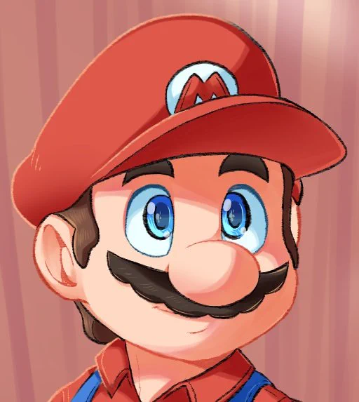 You might have to look closer to see it, but he's got a little smile on his face. 
