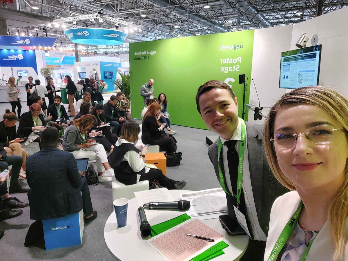 Looking forward to starting the moderated poster session with <a href="/ibd_kliniek/">IBD kliniek Bonheiden</a> <a href="/my_ueg/">my_UEG</a> #UEGW2022