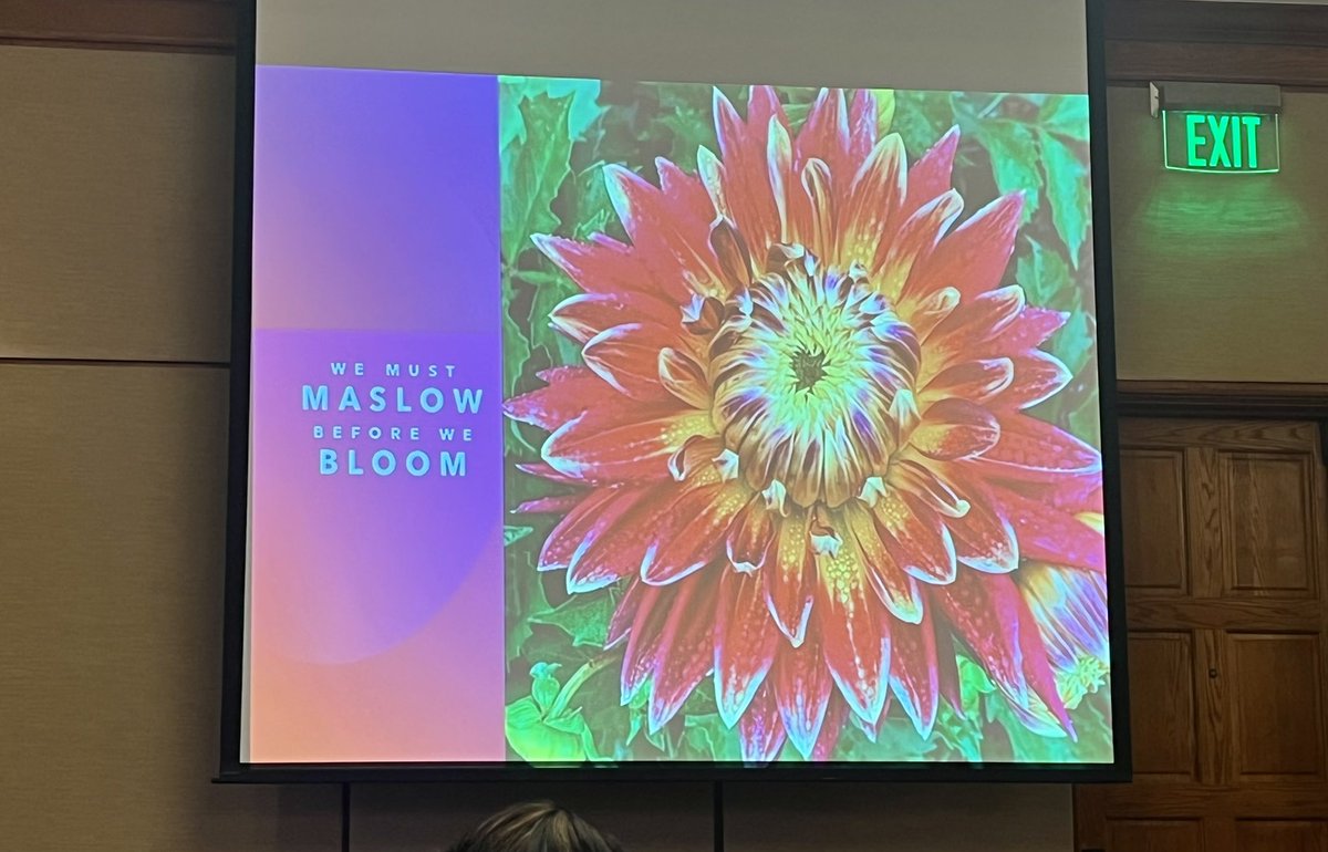daymondray's tweet photo. We must Maslow before we Bloom.🤯 @Oak_Hill_Middle @Baldwin_Cty_BOE. Enjoying the @GAMSP22  @GAESPrincipals Fall Conference https://t.co/fCXi4LRDeF