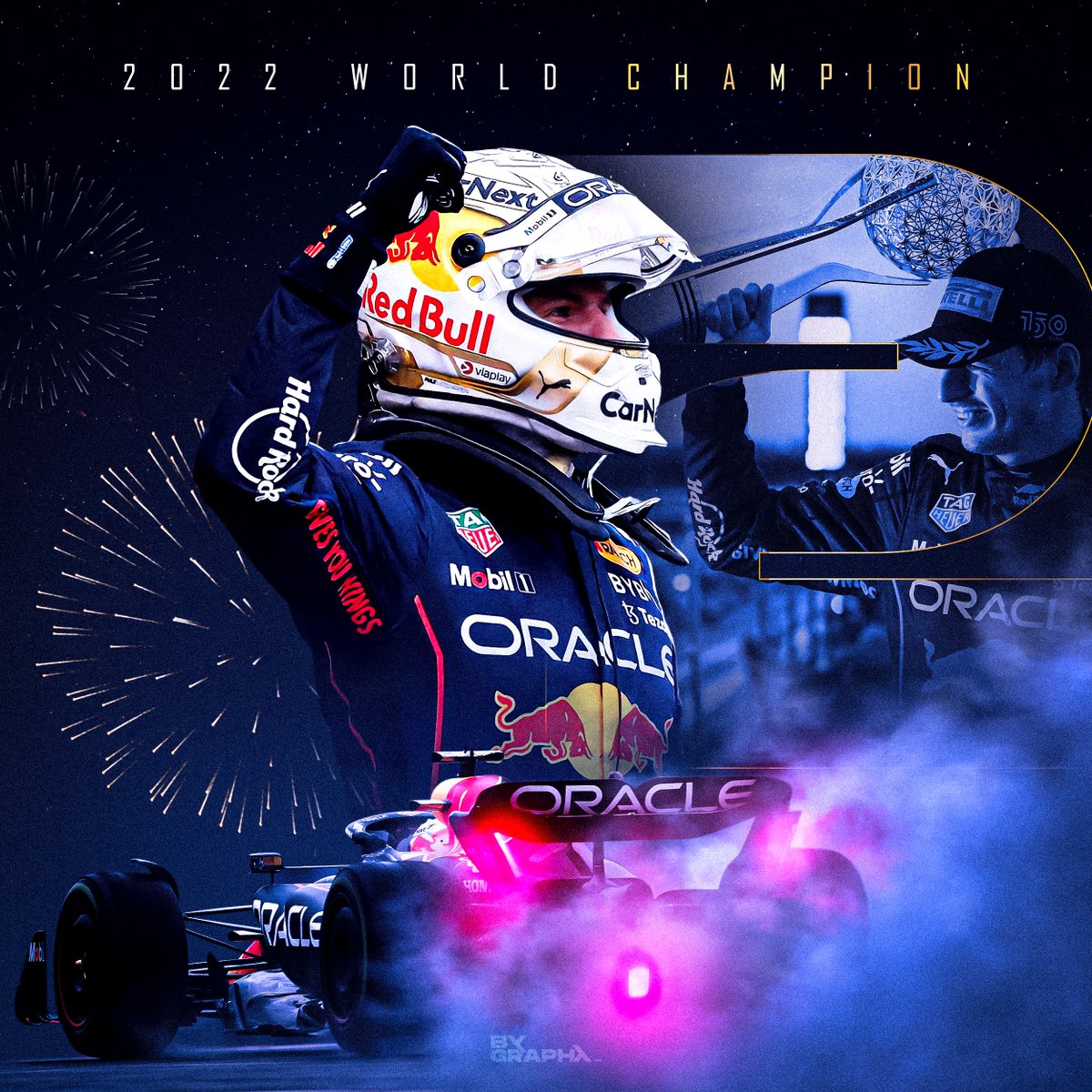 2 Times World Champion! 🏆🏆 <a href="/Max33Verstappen/">Max Verstappen</a>!

- A tribute artwork

#redbullracing #MaxVerstappen #wdc #Formula1 
#worldchampionship