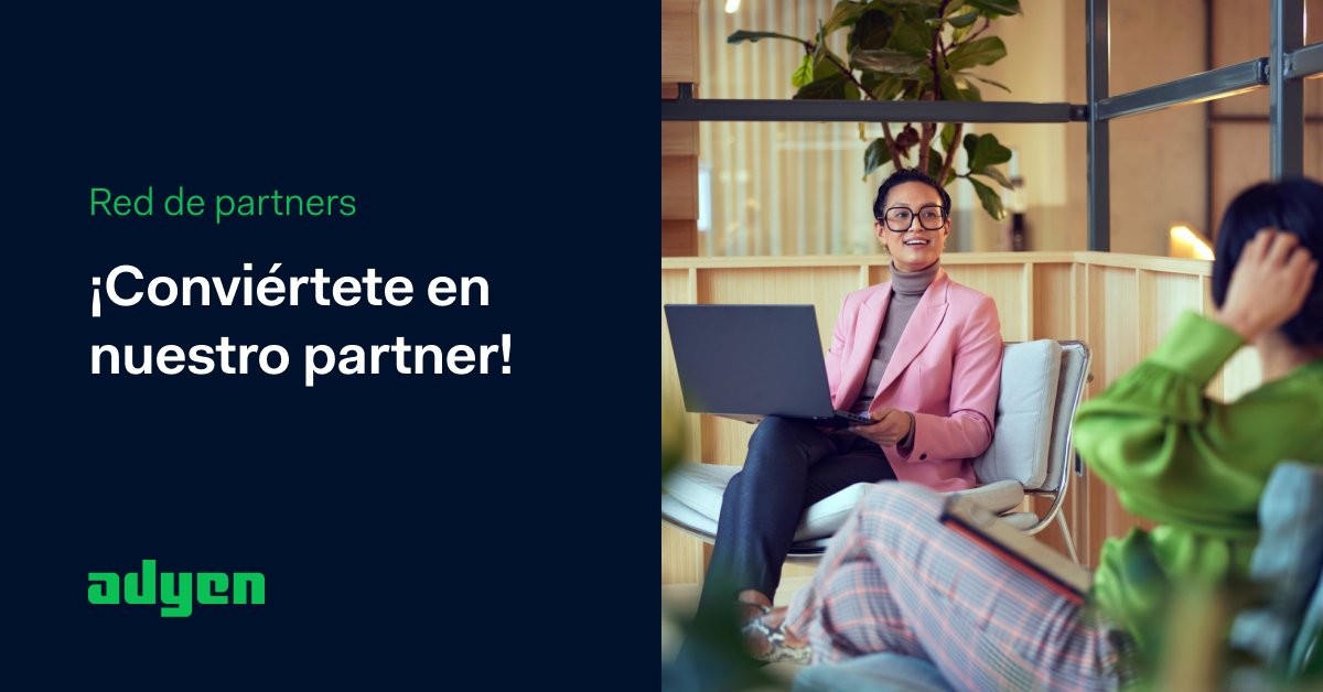 adyen_es's tweet photo. Si más que un proveedor, lo que realmente necesitas es un aliado para ofrecer a tus clientes las mejores experiencias, necesitas formar parte de nuestra #reddepartners ☝🏼
¡Juntos desafiaremos la forma de hacer las cosas! ¿Hablamos? 💚 https://t.co/zUt7LGwKgi https://t.co/tFdqFwEIV1