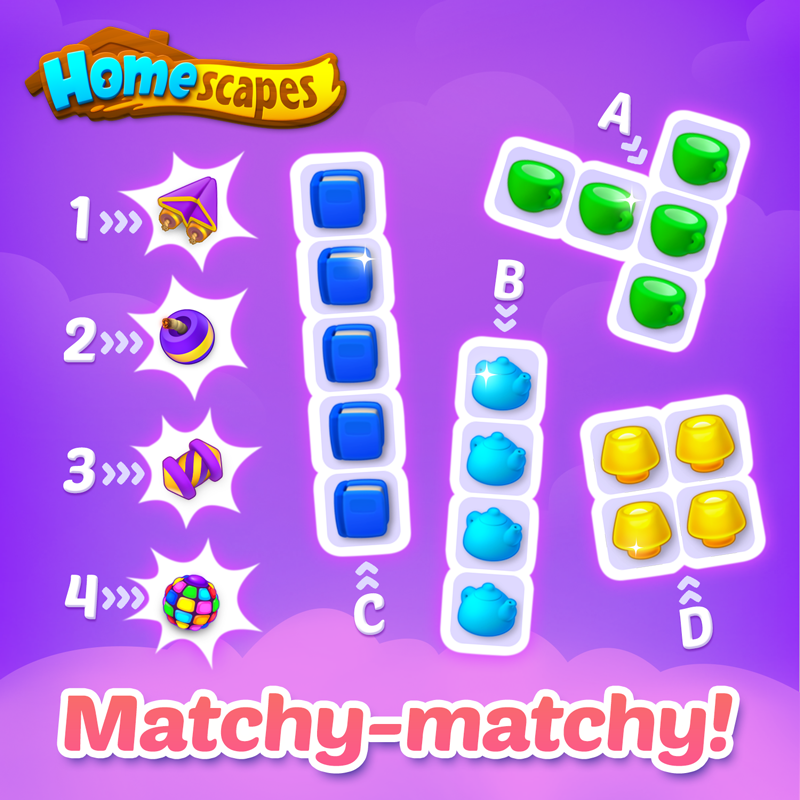 Homescapes on Twitter "Another day, another challenge! Match the