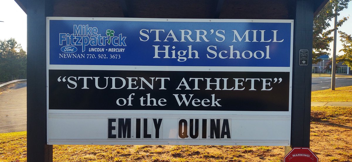 luvmy6boyz's tweet photo. Congratulations to this week's Mike Fitzpatrick Ford Athlete of the Week, softball player, EMILY QUINA! Emily has stepped up to the plate big time, both offensively and defensively, for the Panthers this year. Great job, Emily! #leader #no1pitcher @SMHSFastpitch @starrsmill https://t.co/mjf8NzTNmJ