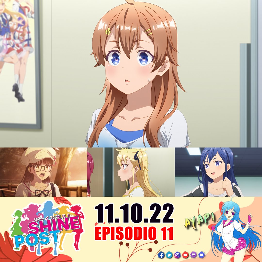 AyapiStream's tweet photo. RECOMENDADISIMO: EN EMISIÓN – MARTES 💎 💎
Avance en imágenes, episodio 11: “Tamaki, Kyouka (No te contengas)”
Anime: Shine Post
📡 Transmitido por: @HIDIVEofficial
🕘 1:30 PM (GTM -5)
📺 Ver: https://t.co/Cvqt6YcOf2
#ayapi #anime #シャインポスト #shinepost https://t.co/irUnvLXFFN