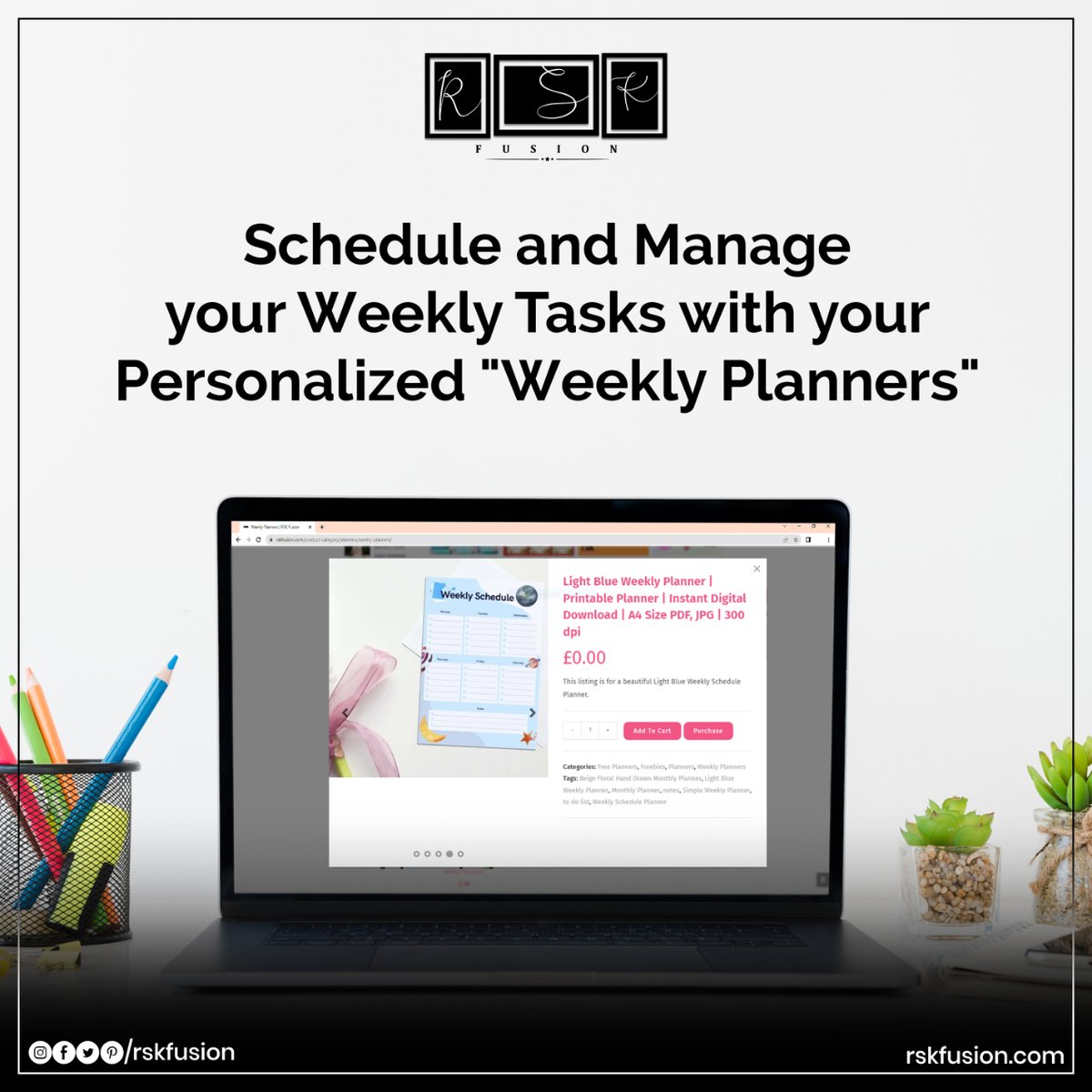 rskfusion's tweet photo. Control your productivity in the week via personalized "Weekly Planners" to achieve your goals.

Order Now at: https://t.co/40I7ykzOYb

#rskfusion #weeklyplanner #printableplanner #customizedplanner #monthlyplanner  #yearlyplanner #personalizedplanner #planners https://t.co/fYkLrPy0We