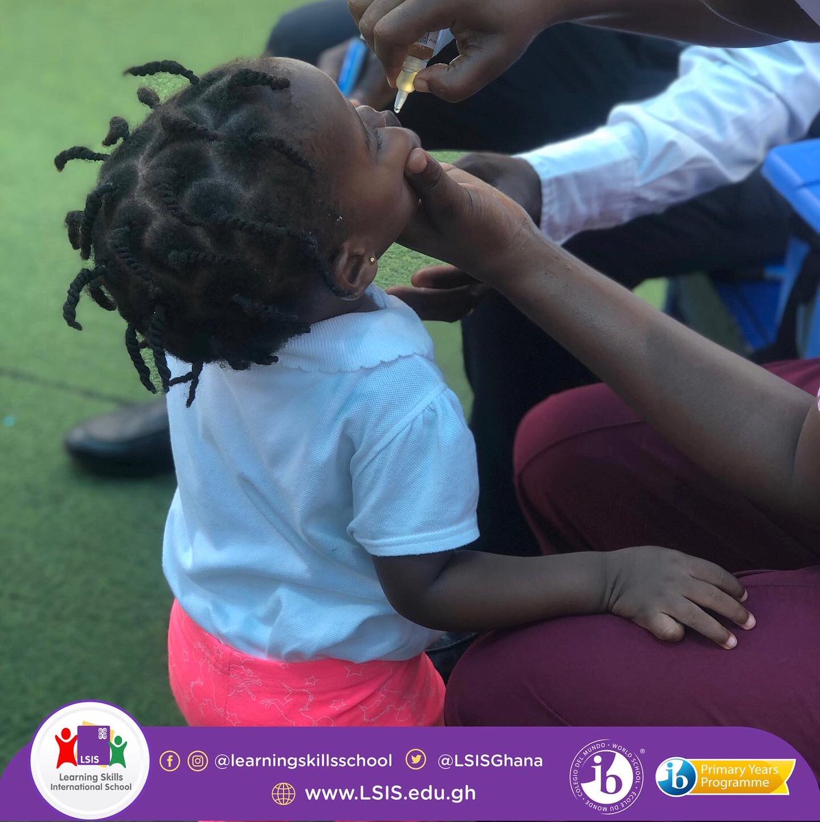 LSISGhana's tweet photo. Lsis Partners with Ghana Health service to combat Polio .
#eradicatepolionow #ghs #polio#health #internationalschool #lsis https://t.co/PQfCrWerxQ