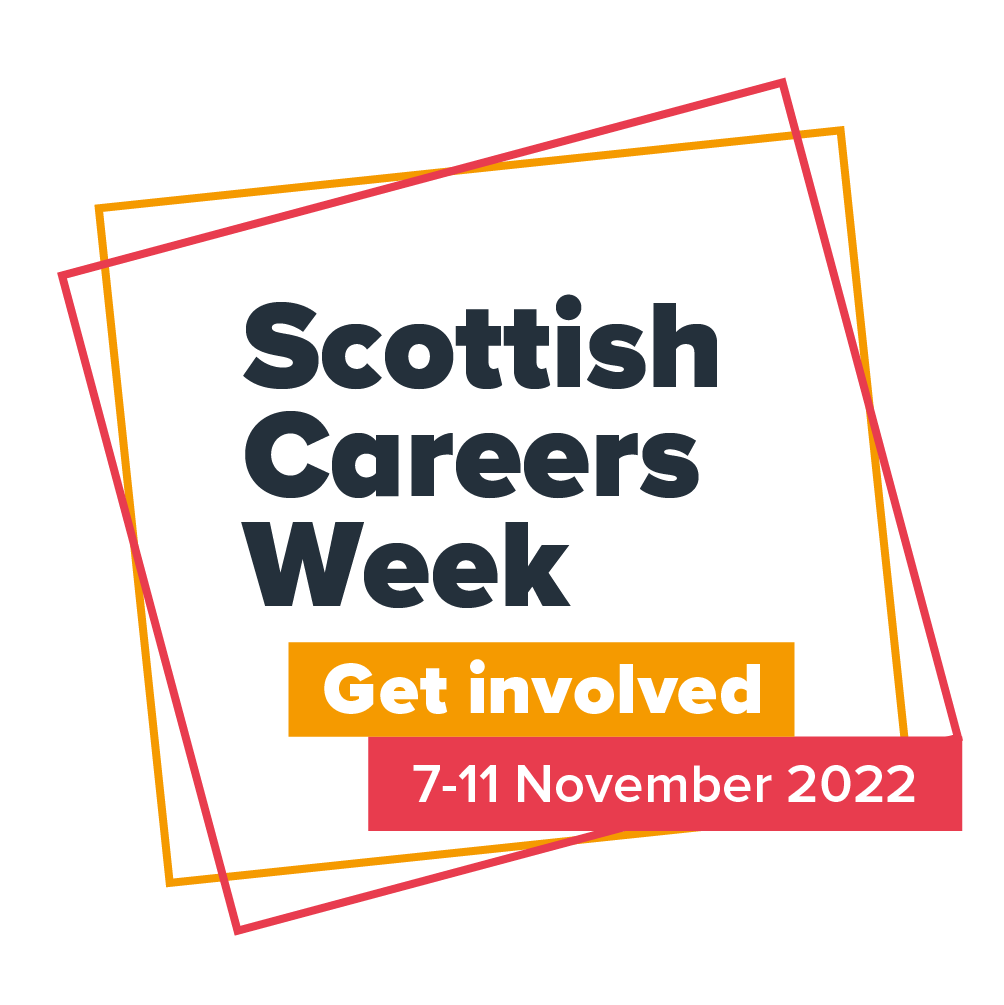 From 7-11 November, #ScotCareersWeek22 returns with a week of events and activities to highlight career support and exciting opportunities across Scotland. Find out how you can get involved and #ShapeTheFuture at myworldofwork.co.uk/scottish-caree…