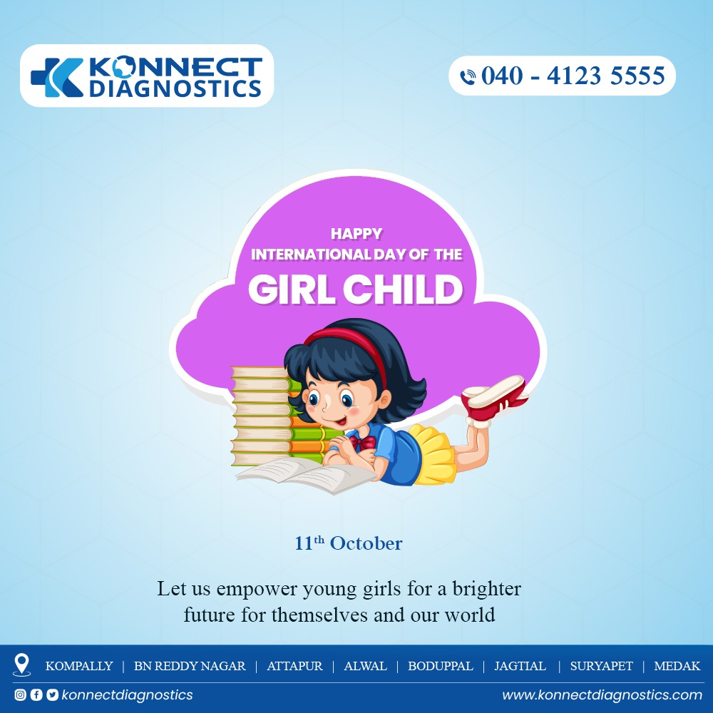 KonnectDiagnos2's tweet photo. The best thing that we can do for a girl child is to give her a save environment to grow, study and do things she likes - Happy International Girl Child Day

#internationalgirlchild #girlchild #diagnostics #konnectdiagnostics https://t.co/tvM5EGTbND