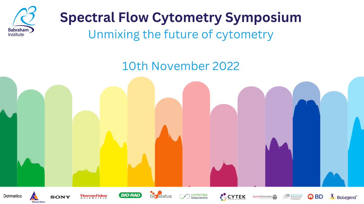 Babraham Institute (@babrahaminst) on Twitter photo The Babraham Institute is delighted to be supporting the first dedicated symposium for spectral flow cytometry, here’s a thread all about <a href="/Babraham_Flow/">Babraham Flow Cytometry Facility</a>'s Spectral #FlowCytometry Symposium The Babraham Institute is delighted to be supporting the first dedicated symposium for spectral flow cytometry, here’s a thread all about <a href="/Babraham_Flow/">Babraham Flow Cytometry Facility</a>'s Spectral #FlowCytometry Symposium