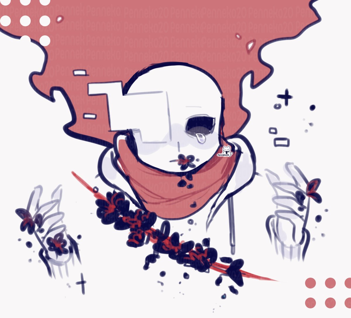 penneko20's tweet photo. 🥀
------------
#penneko20 #undertaleAU https://t.co/ROPwl9xlgI