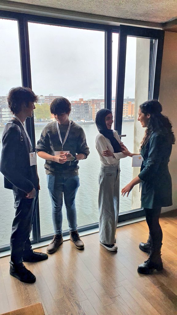 Llampico's tweet photo. Anoche llegábamos a #Ámsterdam para seguir trabajando en el proyecto @ReAct_Europe 🇪🇺
Hoy estamos con Rumanía, Alemania, Italia, Croacia, Grecia, Letonia y Países Bajos. 
Compartimos ideas💡, mezcla de culturas, experiencias y proyectos.📒
#HaciendoEuropa
#Juventud
#SaludMental https://t.co/LcqI1lUaol