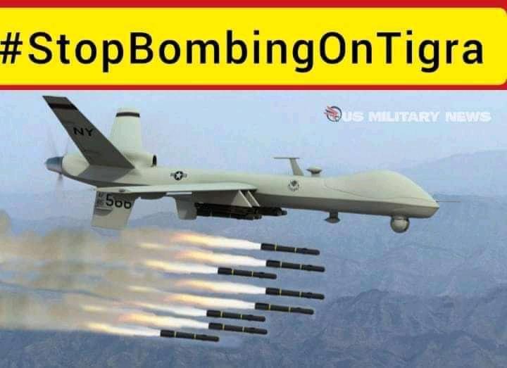 ፋሽሽት መንግሰቲ ኢትዮጵያ ሎሚዓንቲ  አብ ልዕሊ ሰላማውያን ሰባት ታርጌት ዝገበረ ኣብ #መቀለ ናይ #ድሮን ድብዳብ ኣካይዱ ኣሎ!!  
#Stop Bombing & Killing Civilians in Tigray
#Mekelleunderattack
#TigrayGenocide
@TRTWorldNow
@UN_HRC
@POTUS 
@PowerUSAID