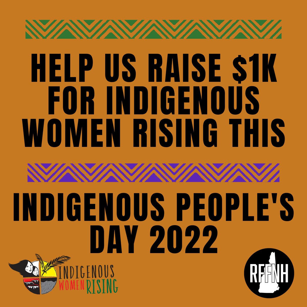 ReproFundNH's tweet photo. Today, in honor of Indigenous People’s Day, we’re matching up to $1,000 for @IWRising. Indigenous Women Rising provides funding for abortions and midwifery, and organizes around clean water and air, safety while incarcerated, and more. You can donate at: https://t.co/nDvd6O1y4j https://t.co/ukcJPcsF8A