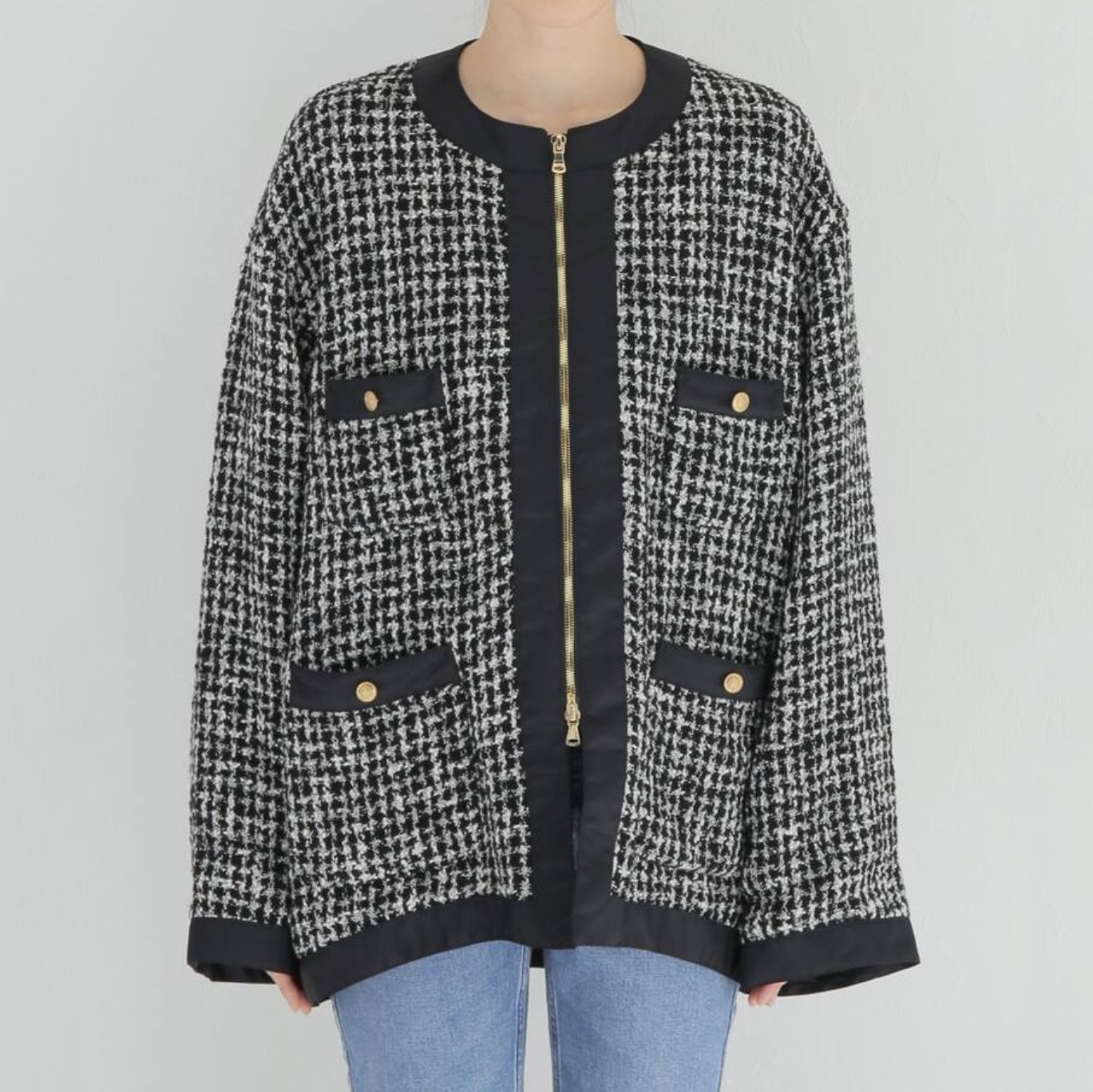 亀梨着用　el conductorH ミックスツイードジャケット KAT-TUN 亀梨和也さん 着用】el conductorH ミックスツイード