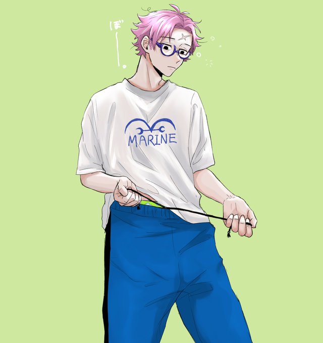 「male focus sweatpants」 illustration images(Latest)