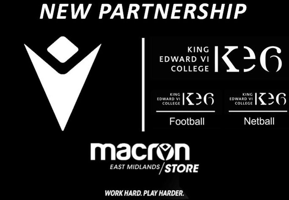 🚨🚨 NEW PARTNERSHIP 🚨🚨

Following on for the partnership with KE6 football Academy we are happy to announce our new partnership with King Edward VI College Sports Department 👏👏👏