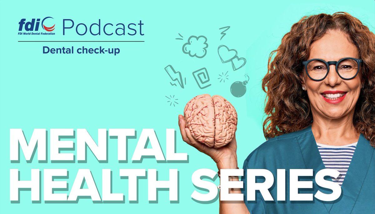 This #WorldMentalHealthDay, discover FDI's 🆕podcast and its first series exploring common mental health conditions that unfortunately many #OralHealth professionals suffer from 🌏. Learn how to better manage them through key experts' tips👉 fdi.ngo/3VcwZSL