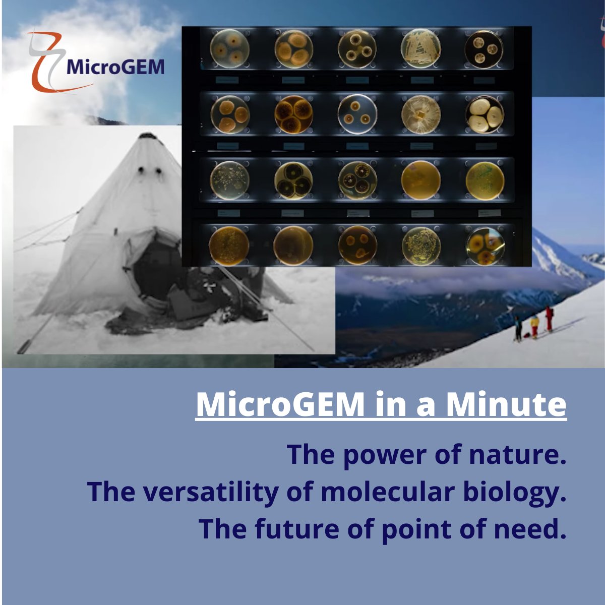 Innovation, technology, and drive. These are MicroGEM's ingredients to transform the power of molecular biology into point of need solutions for a future of wellness. It's all captured in our 1-minute video. Please view, like, and enjoy. youtube.com/watch?v=ZGrvP5… #DNA #RNA #PCR