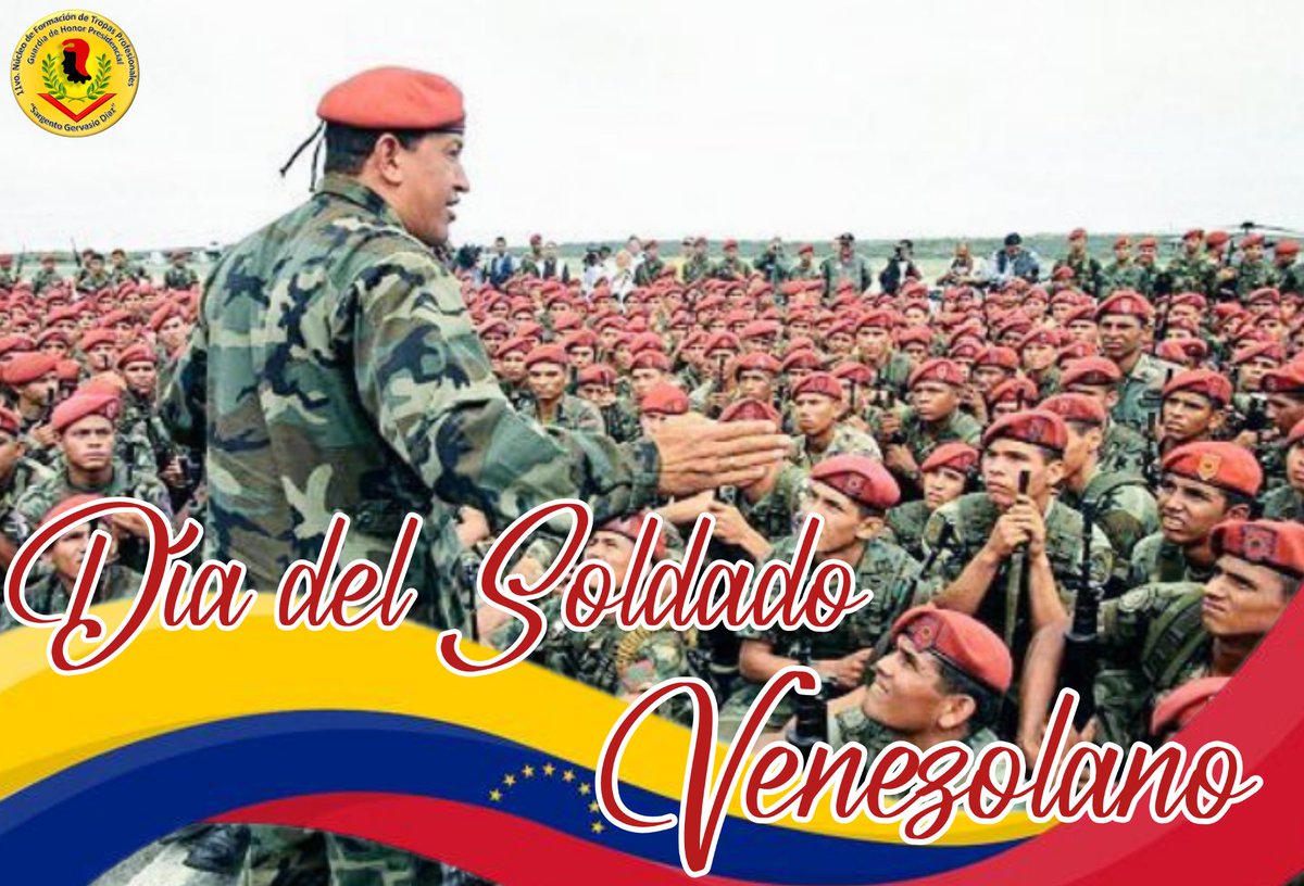 Efemérides🗓️Con motivo de la exitosa culminación de la Campaña Admirable que llevó a cabo El Libertador Simón Bolívar en 1813, cada 10 de octubre se celebra el Día del Soldado Venezolano.
