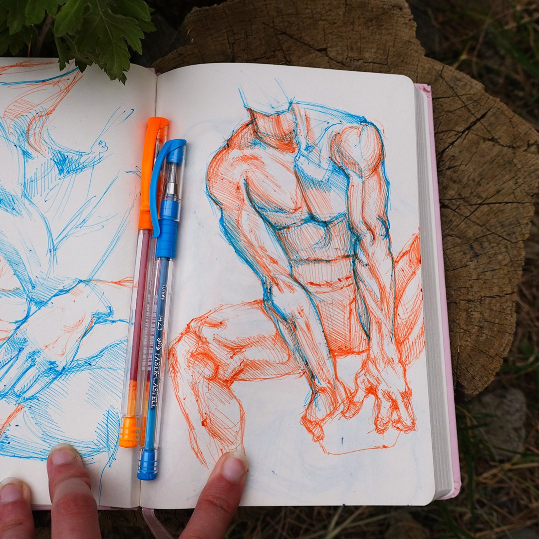 Sketching Anatomy

#anatomy #drawing #inktober2022