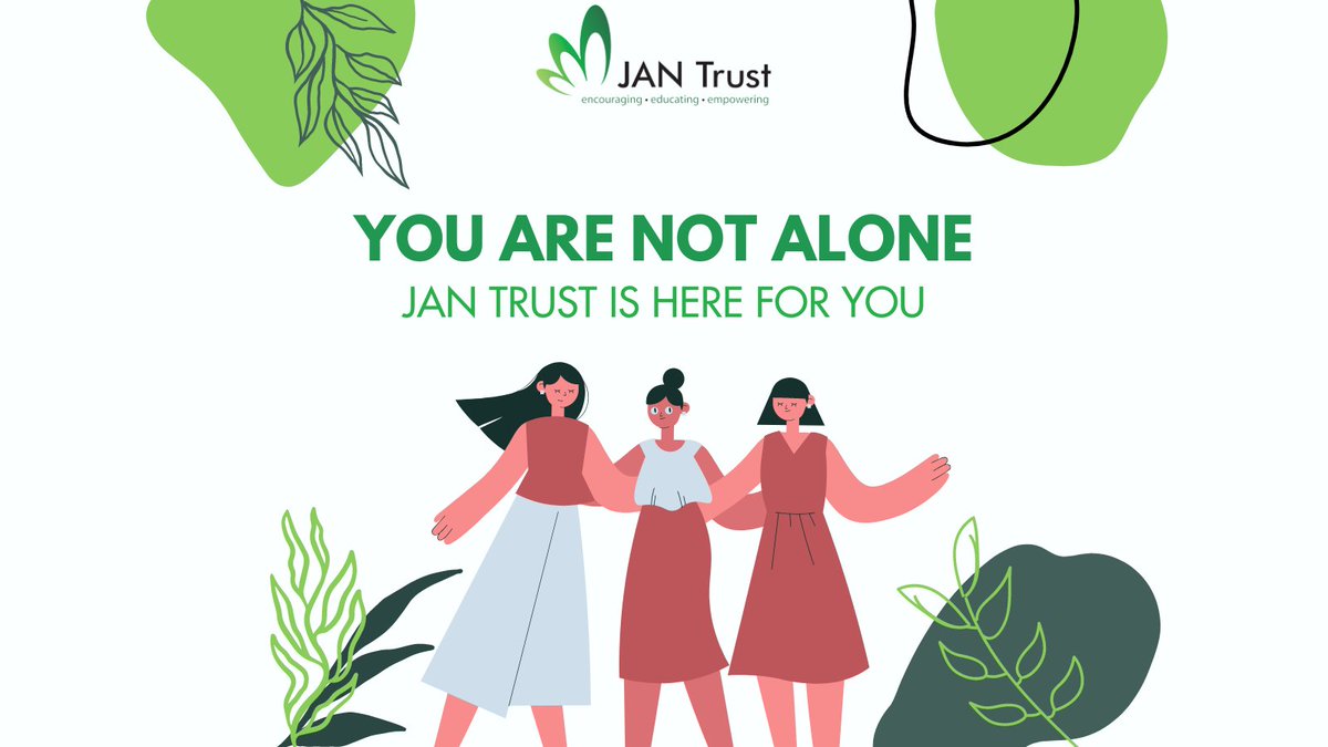 ForcedMarriages's tweet image. You are never alone. JAN Trust offers support and advise when needed. With our other projects WebGuardians and AWF, we offer many resources to help those who need help. 

#StrongCitizens #MobiliseWomen #TheWomenOfJANTrust